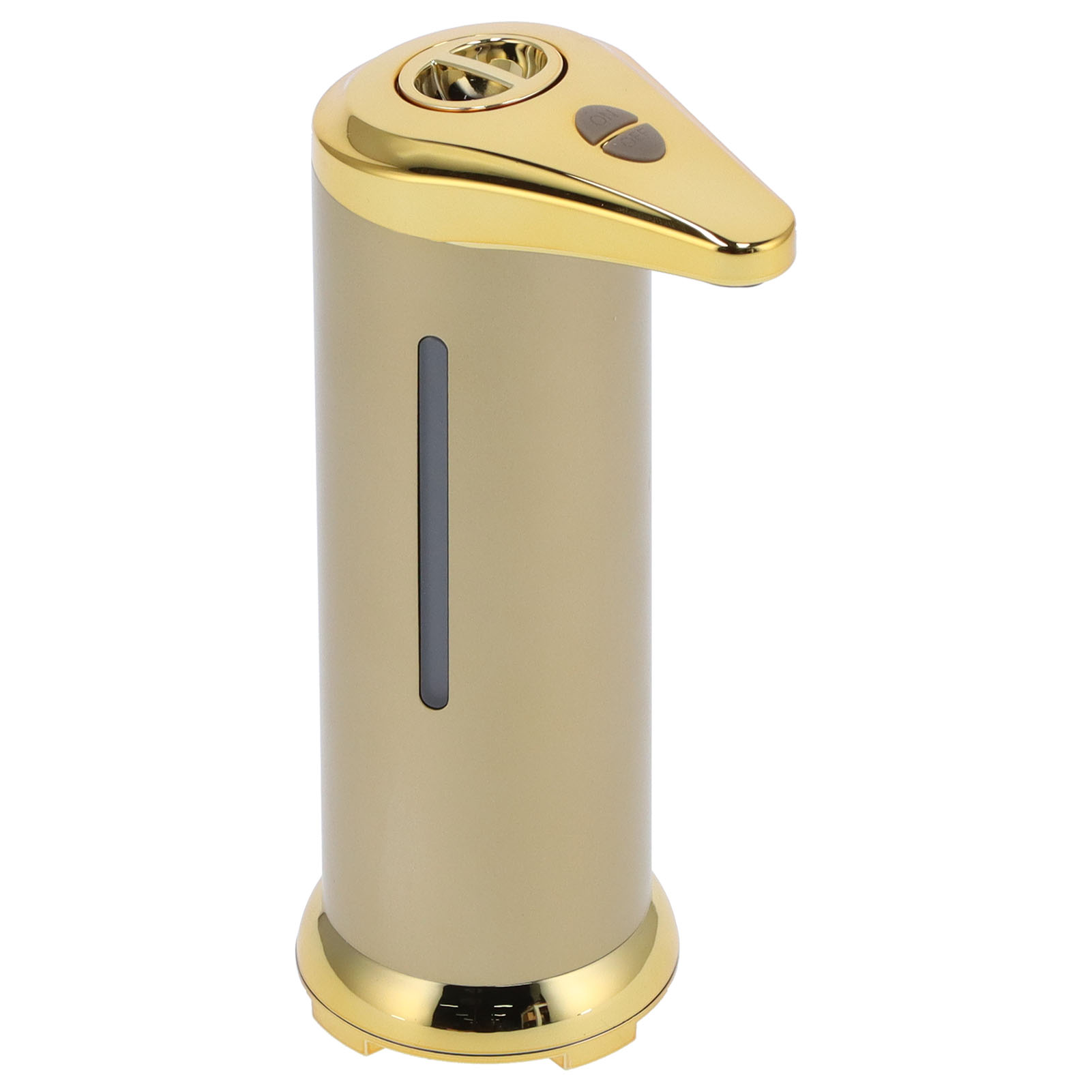 Automatischer, Berührungsloser Flüssigseifenspender 250 Ml Mit Pir-infrarotsensor, Abs, Ipx4, Für Badezimmer Oder Haushalt (gold)