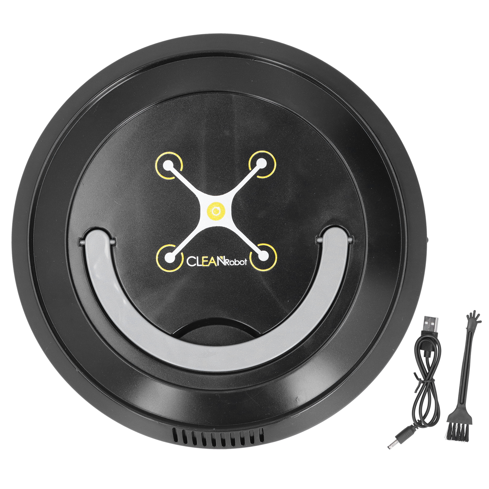 Intelligenter Saugroboter Mit Usb-ladefunktion Für Das Wohnzimmer, Schwarz