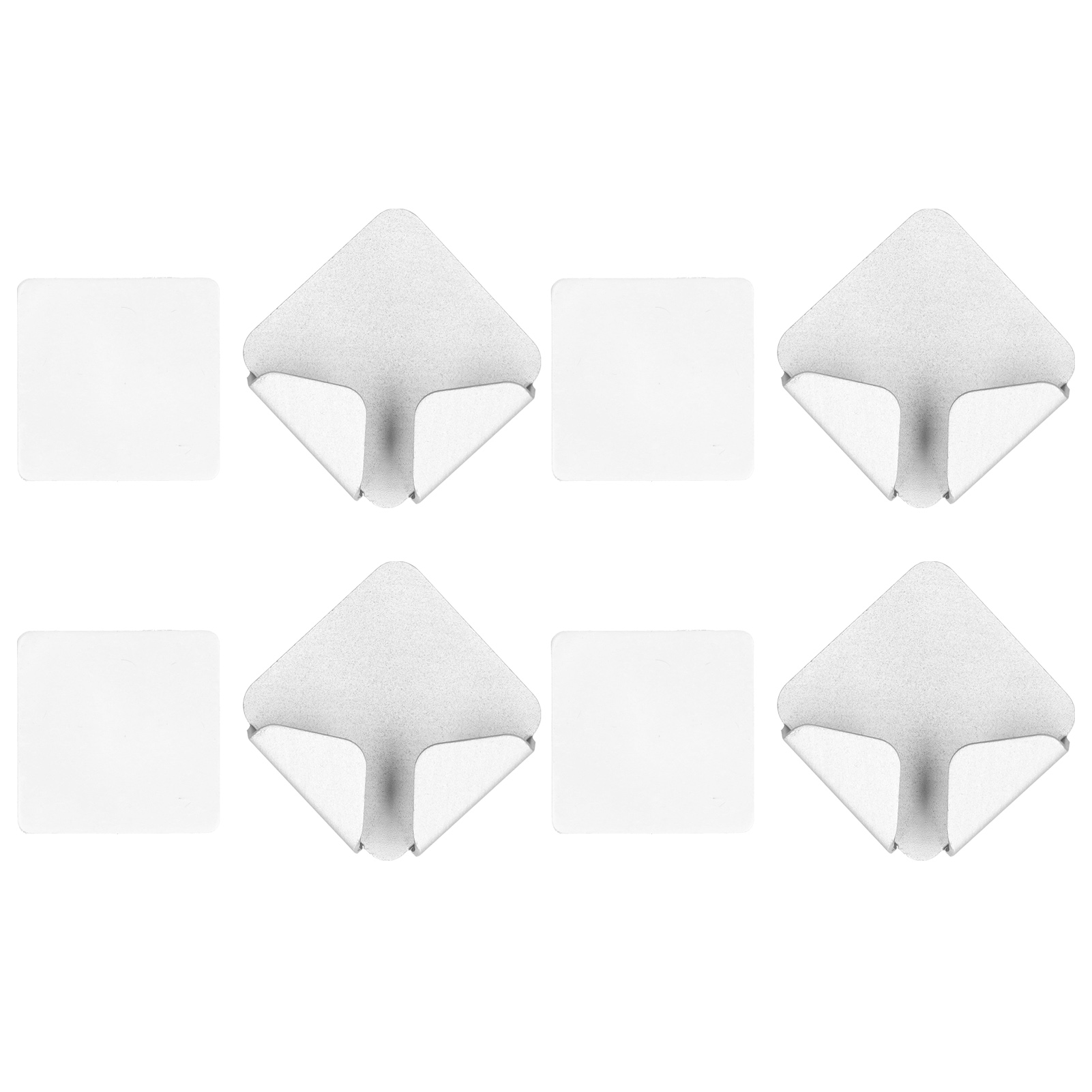 Set Mit 4 Selbstklebenden Wandkabel- Und Steckdosenhaltern Aus Silberfarbener Aluminiumlegierung, Kein Bohren Erforderlich, Für Zuhause, Badezimmer, Küche, Balkon, Hotel