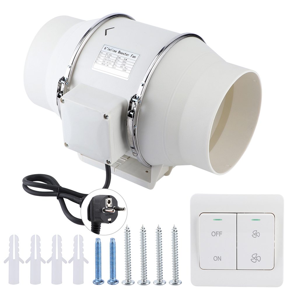 Hochleistungs-rohrventilator, Luftabsaugung, Bad-/küchenlüftungssystem, 80 W