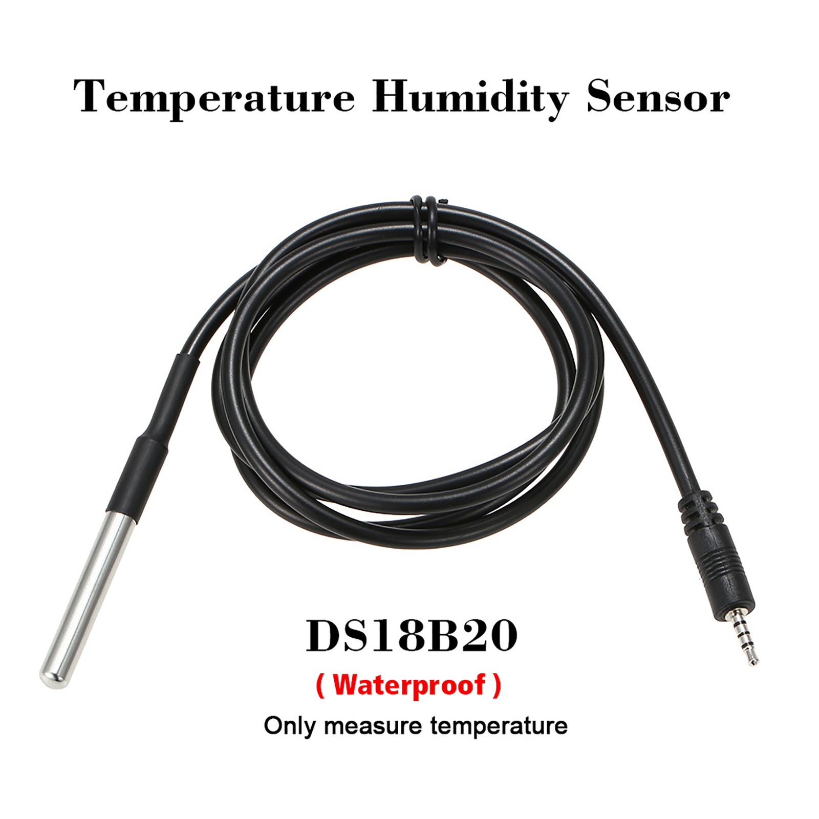 Wasserdichter Temperatursensor Mit Edelstahlsonde Für Zuhause