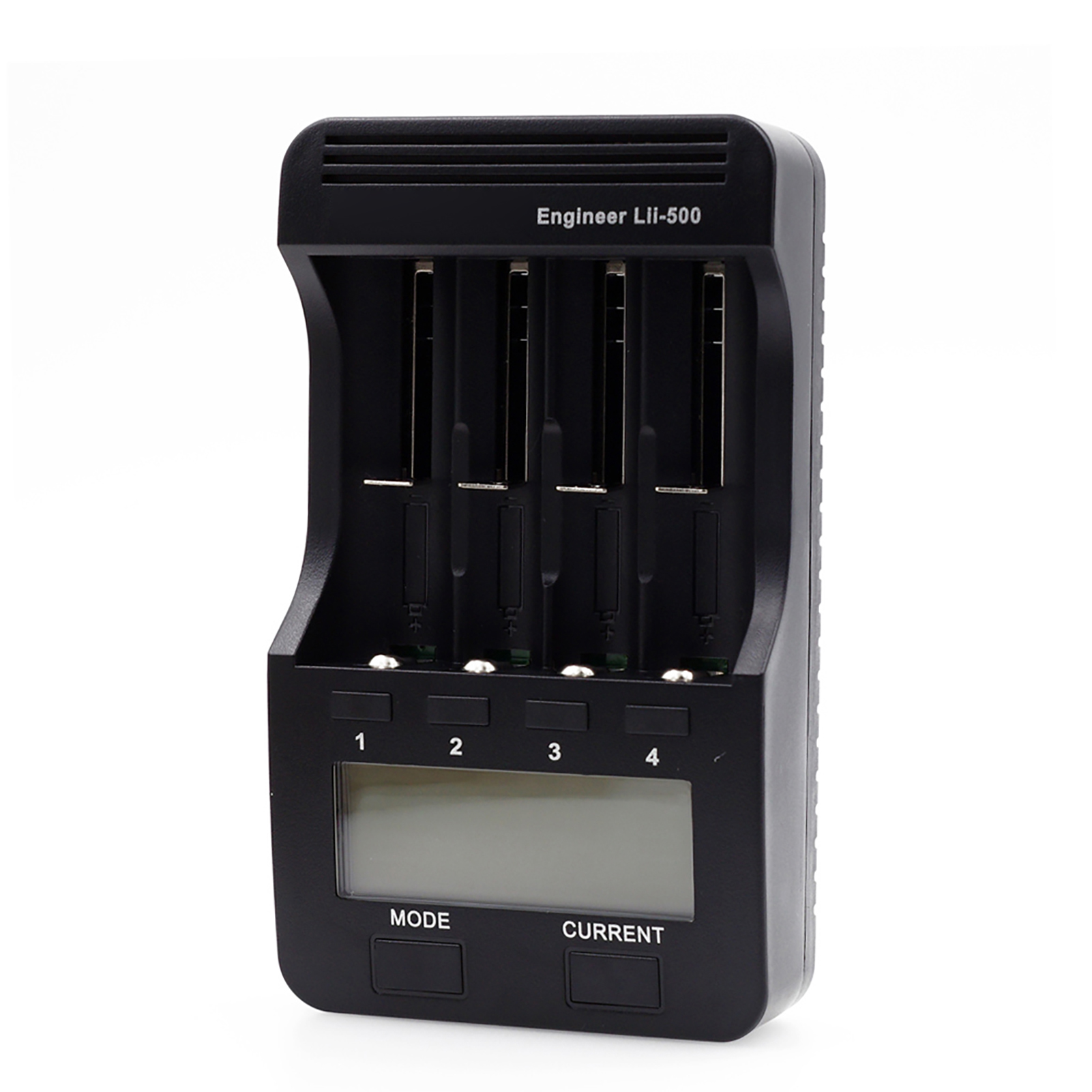 Liitokala Lii-500 Smart-akkuladegerät Mit 4 Ladeplätzen Für Li-ion 3,7 V Und Ni-mh 1,2 V Akkus, Lcd-bildschirm