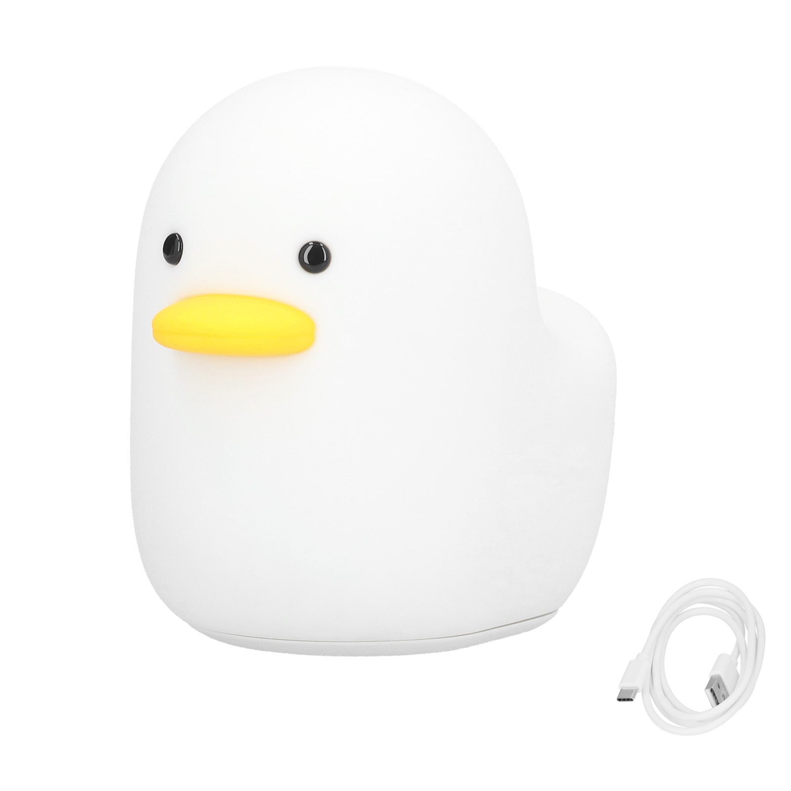 Niedliches Enten-nachtlicht, Silikon-usb-nachtlampe Mit Timer Für Babyzimmer Und Wohnzimmerdekoration