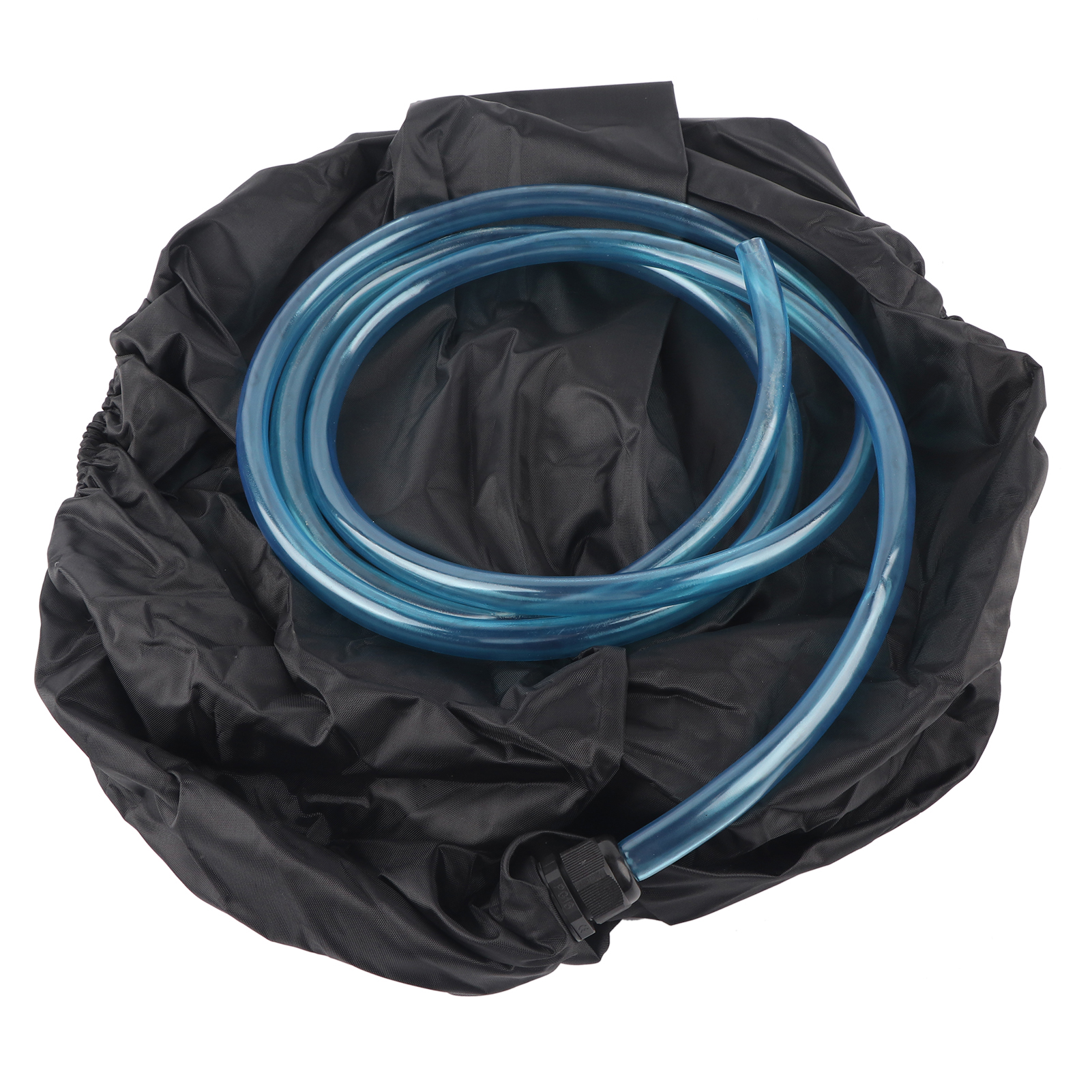 Schwarze, Staub- Und Wasserdichte Schutzhülle Für 3p-klimaanlagen, Waschbar Und Wartungsfreundlich, Mit 3 M Wasserschlauch, Aus Polyurethan, 126 X 25,3 X 32 Cm