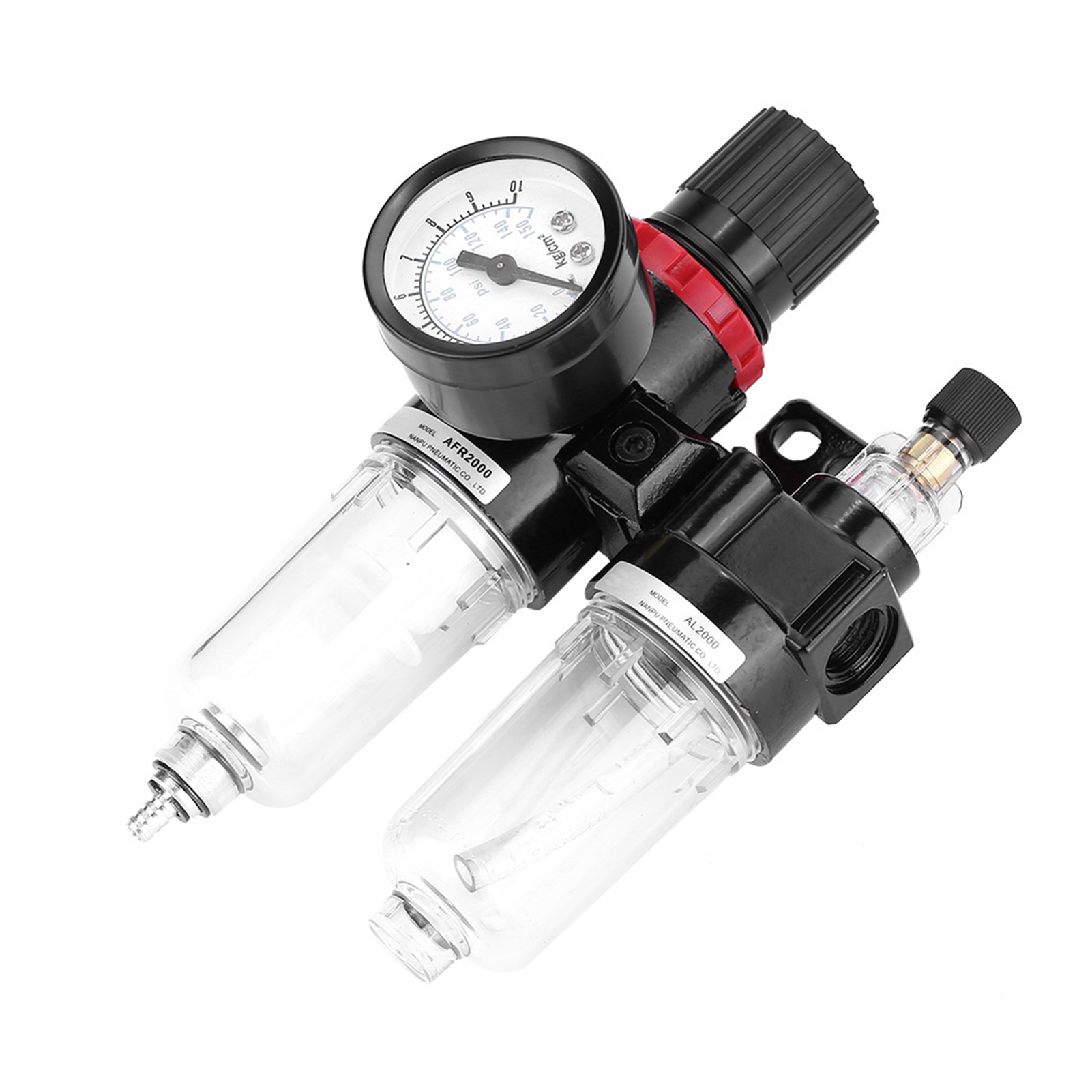 Pneumatischer Schmierstoffreglerfilter Mit Öl-wasser-abscheider Und Feuchtigkeitsabscheider G1/4 Afc2000