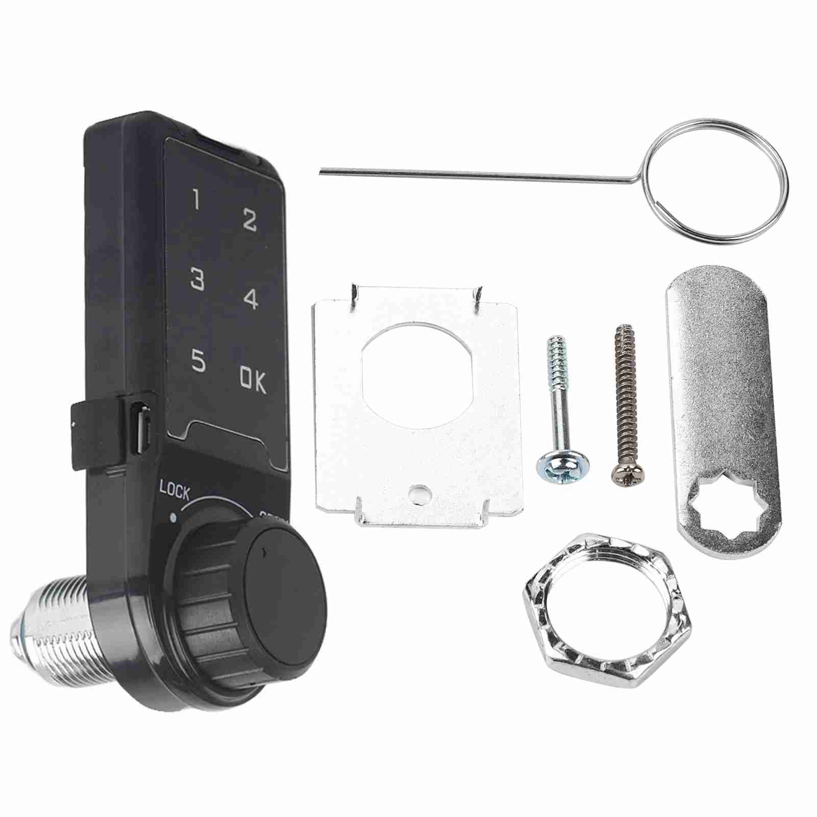 Elektronisches Digitales Touchscreen-zahlenschloss Für Abs-tresor, 30 Mm Breit, Schlüssellos