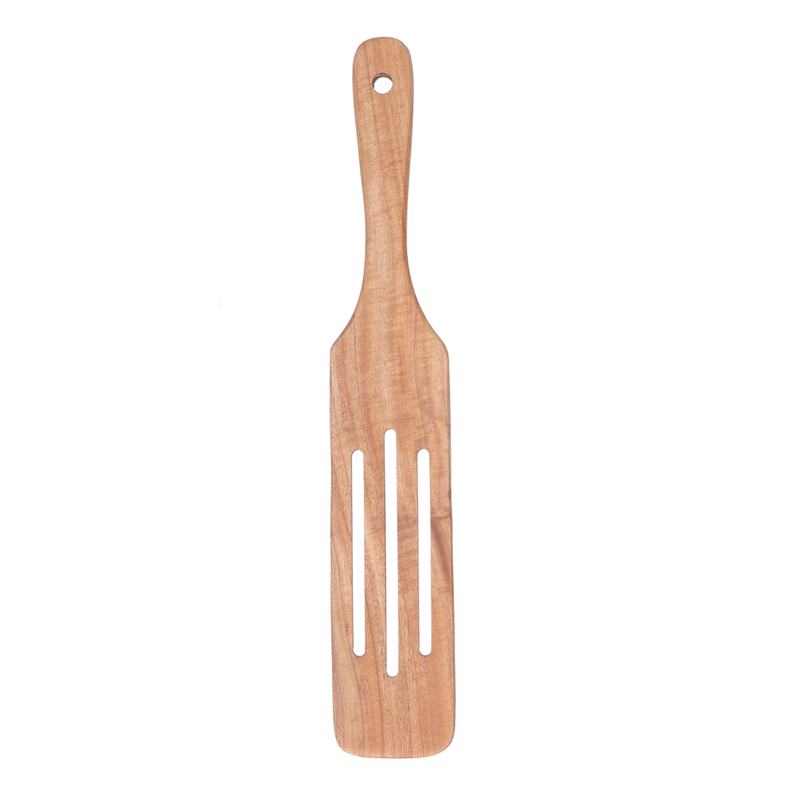 Spatel Aus Teakholz Mit Schlitzen Zum Braten Von Fleisch, Pizza, Salaten Und Pfannen, Geschenk Für Profis Und Zuhause, Sieblöffel, 35 X 6 Cm