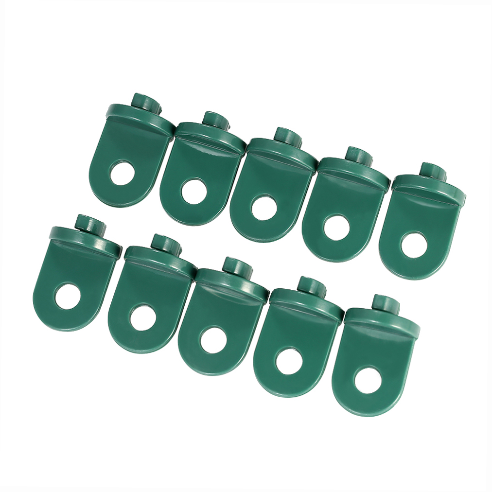 Set Mit 10 Kunststoff-hängehaken Für Gewächshäuser, Wandpflanzenclips, Gewächshauszubehör