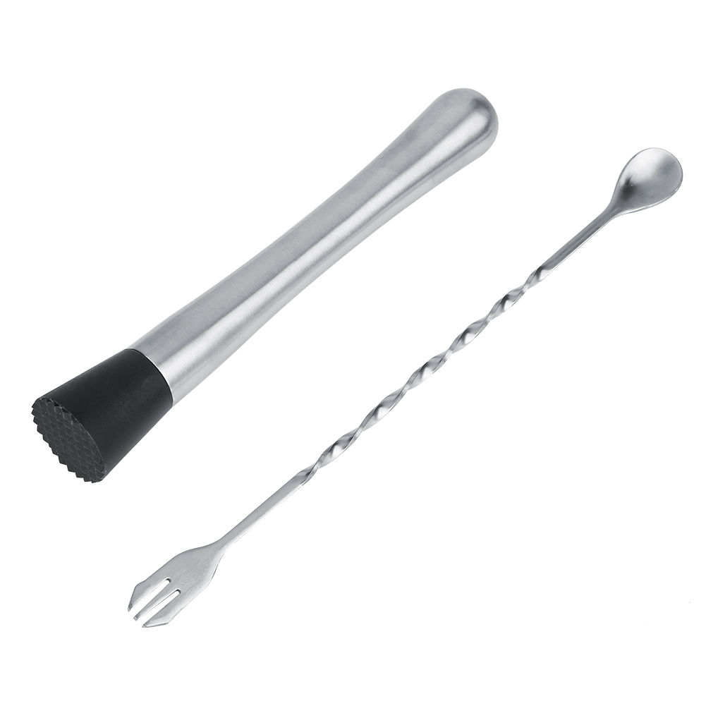 Barwerkzeugset Aus Edelstahl, Cocktail-set, Doppellöffel, Weinmixer, Barkeeperin
