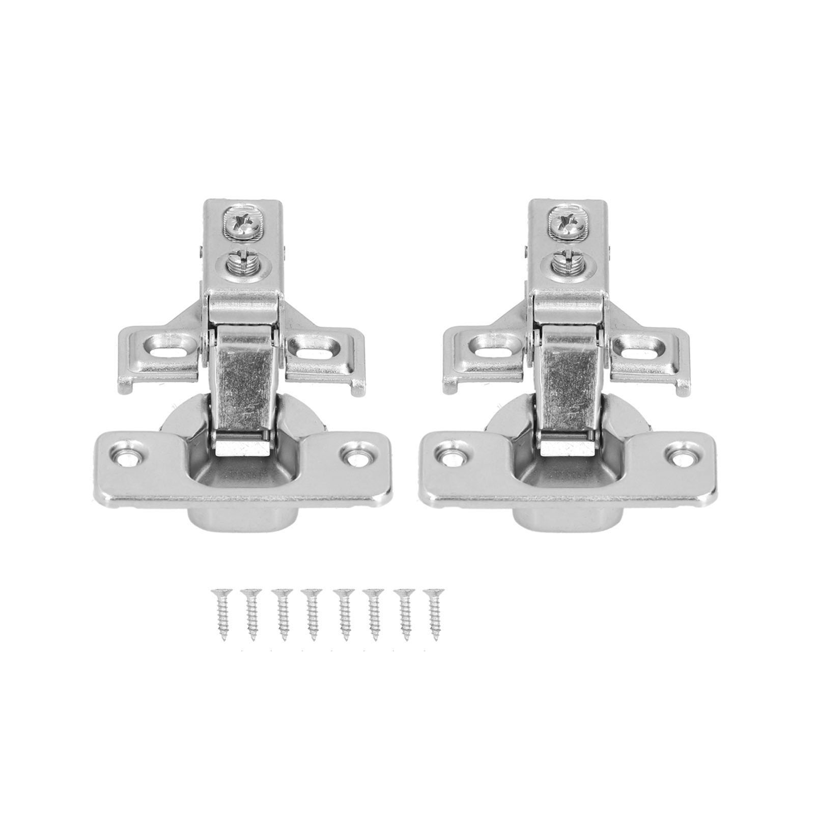 Sätze Kurzer Scharniere Mit Schrauben, 90-105° Amerikanisches Hydraulisches Soft-close-scharnier Für Möbel Und Schränke