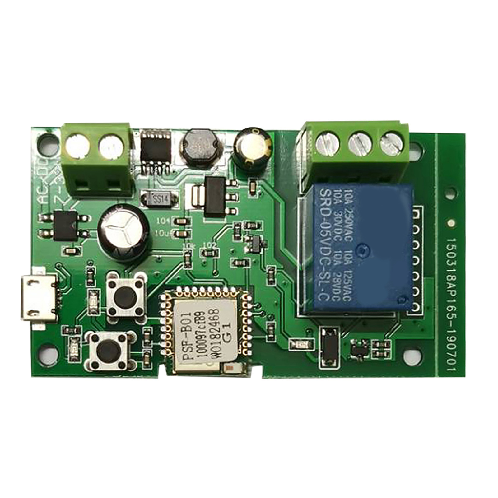 Ewelink Dc 5v 12v 24v 32v Wlan-relaismodul, Smart-home-schalter, Fernbedienung, Mobile App, Timer, Kompatibel Mit Alexa, Google Home Und Ifttt Für Zutrittskontrolle, Impuls-/auto-lock-modus