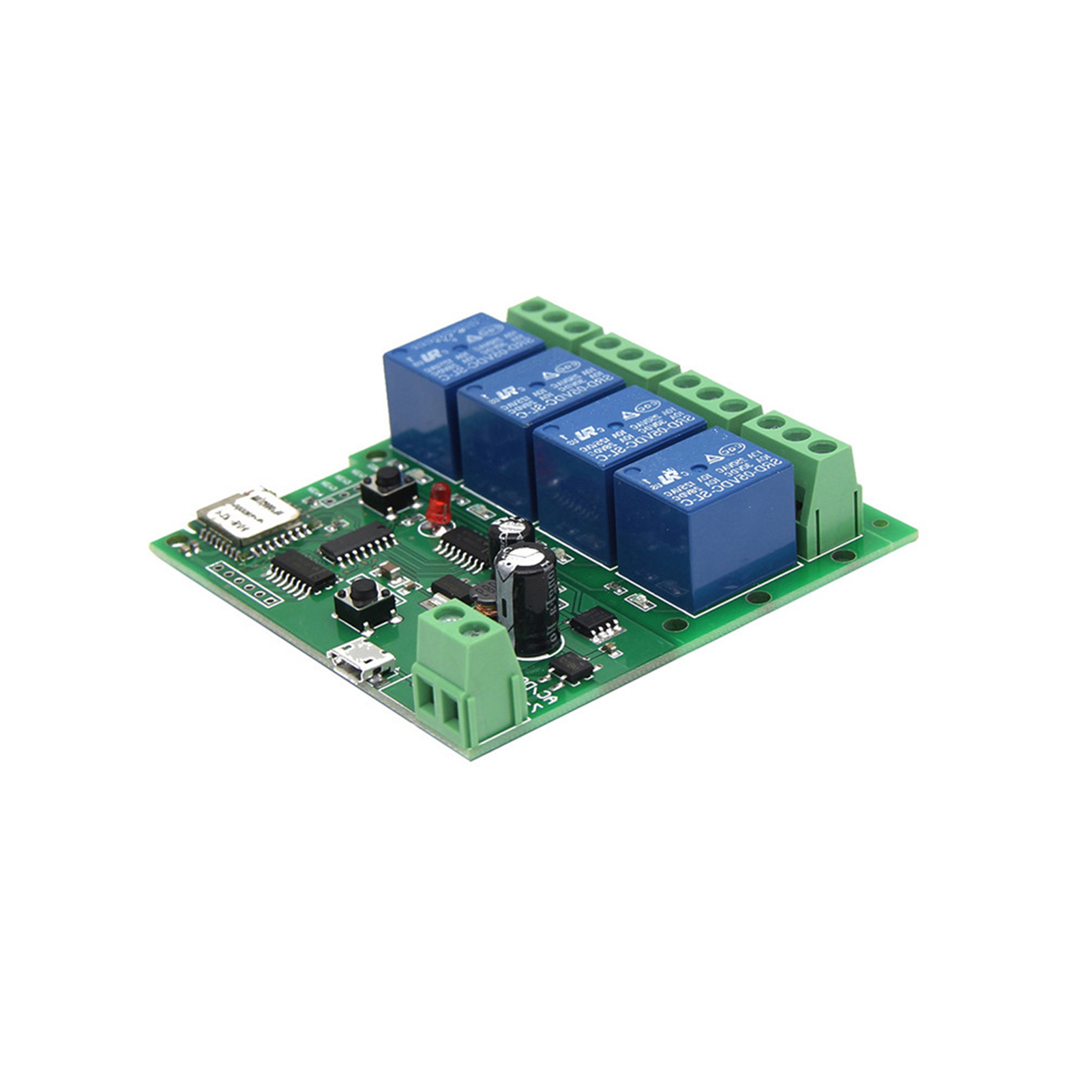 Ewelink Smart Wireless Switch Module, Universal 4-wege-fernbedienung, Dc 5v 12v 32v, Wlan-schalter, Timer, App-/smartphone-steuerung, Fernbedienung, Alexa-kompatibel, Sprachsteuerung Für Smart Home