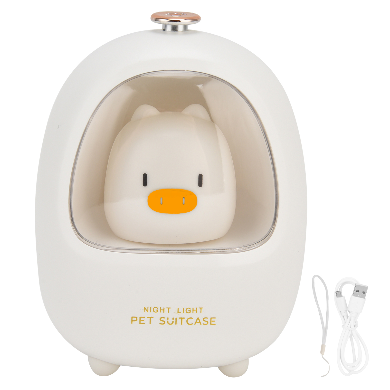 Wiederaufladbare Usb-nachtlampe Mit 3 Farbtemperaturen, Stufenlos Wechselndem Led-licht, Weichem, Blendfreiem, Flimmerfreiem Und Energieeffizientem Licht