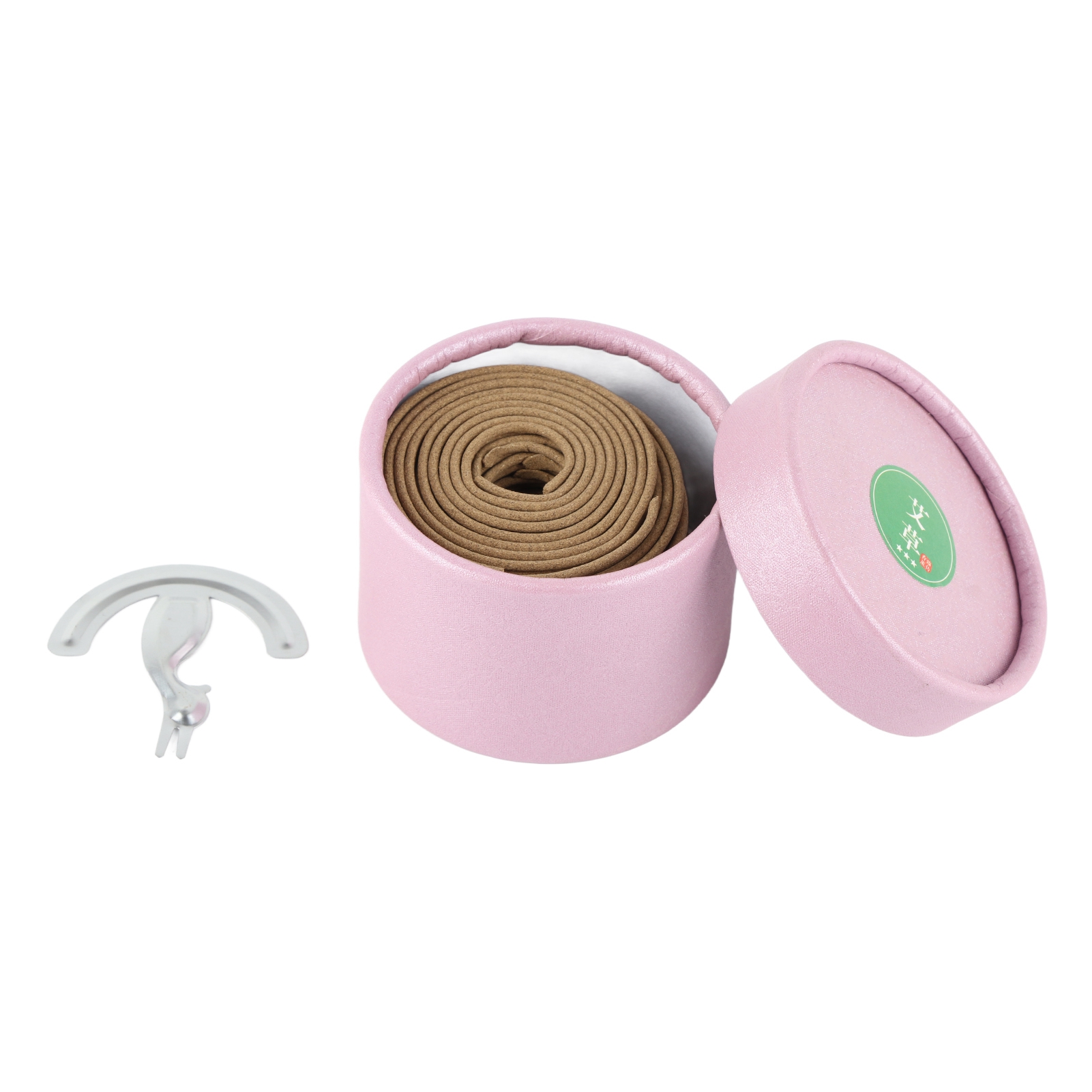 Spiralräucherstäbchen Mit Beifuß Für Bad, Schlafzimmer, Toilette, Raumbeduftung, Aromatherapie, 32 Scheiben Und Halter
