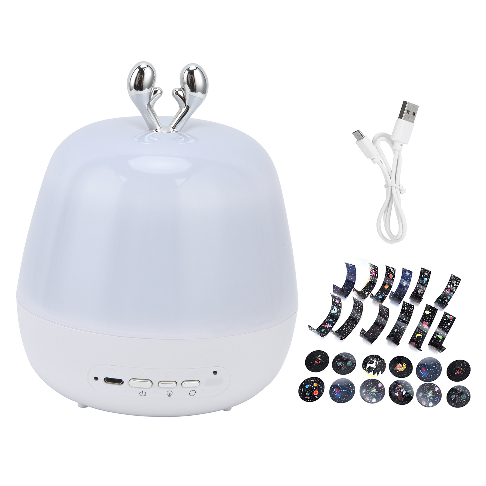 Led-lichtprojektor-geschenk, 3 Farben, 360° Drehbare Sternenlampe Mit Filmen Für Kinder, Zuhause, Partys