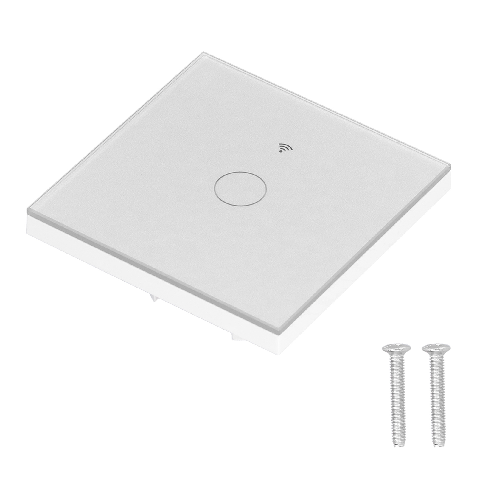 Tuya Zigbee Einzel-gang-touch-schalter Für Intelligente Beleuchtung, Fernsteuerbar Mit Hintergrundbeleuchtung (weiß)