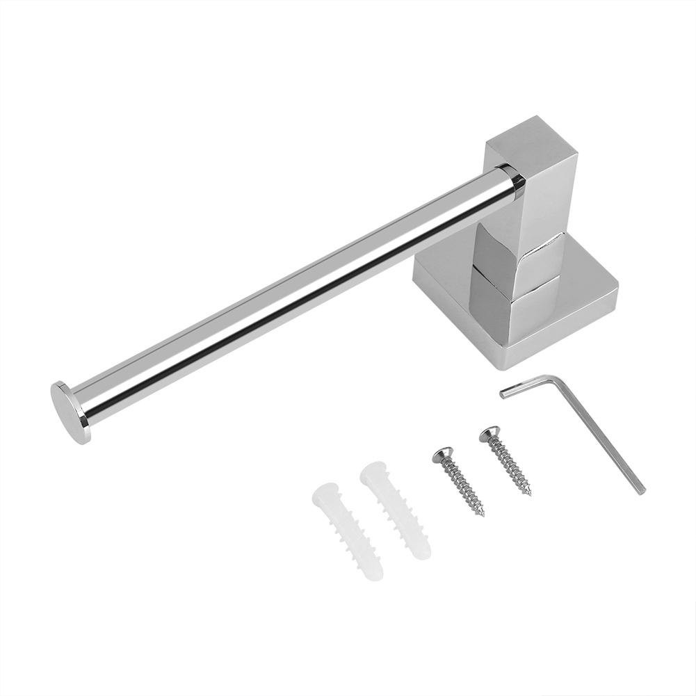 Toilettenpapierhalter Aus Edelstahl 304, Wandhandtuchhalter Für Bad/wc, 18 X 5,1 X 7 Cm, Silberfarben, Inklusive Schraubenset