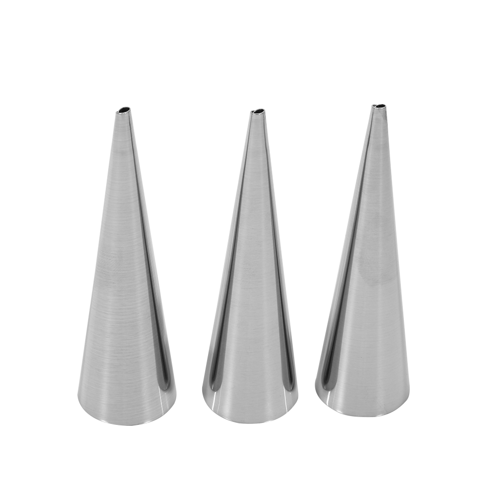 Set Mit 3 Antihaftbeschichteten Edelstahl-rohrformen Für Croissants, Cannoli Und Gebäck (s)