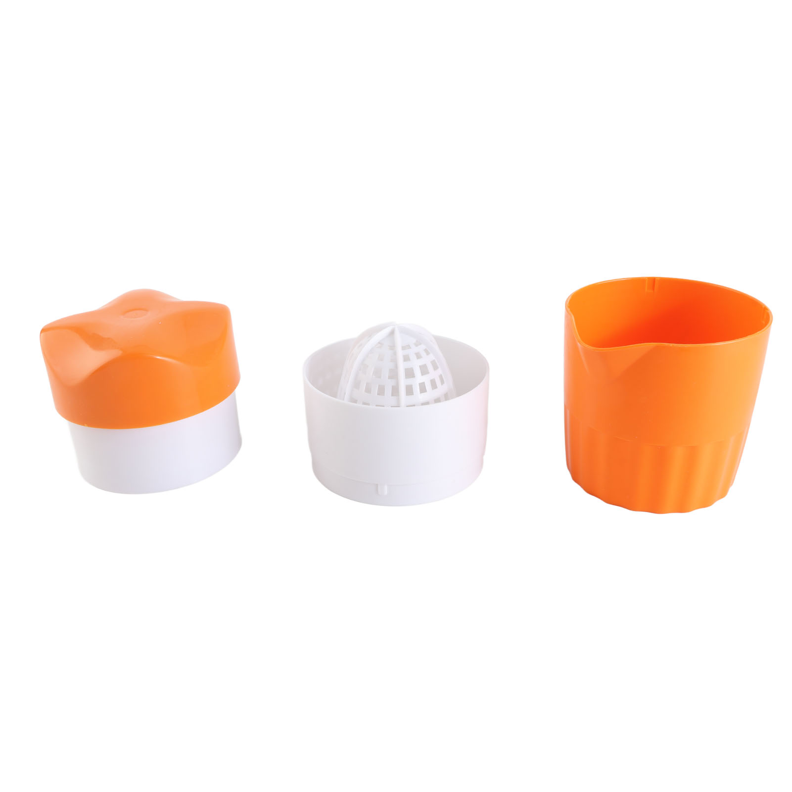 Manuelle Zitruspresse Für Zitronen Und Orangen, 1 Stück, Saftpresse, Fruchtpresse, Neu, Abs, Orange, 9 X 17,5 Cm