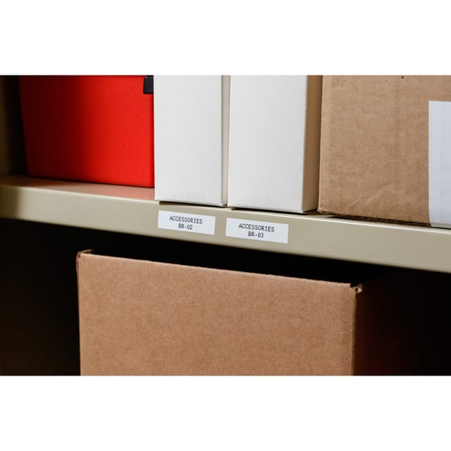 Brady M211 Weiße Vinyl Etikettierband 19mm X 6.4m Schwarzer Druck - 142797