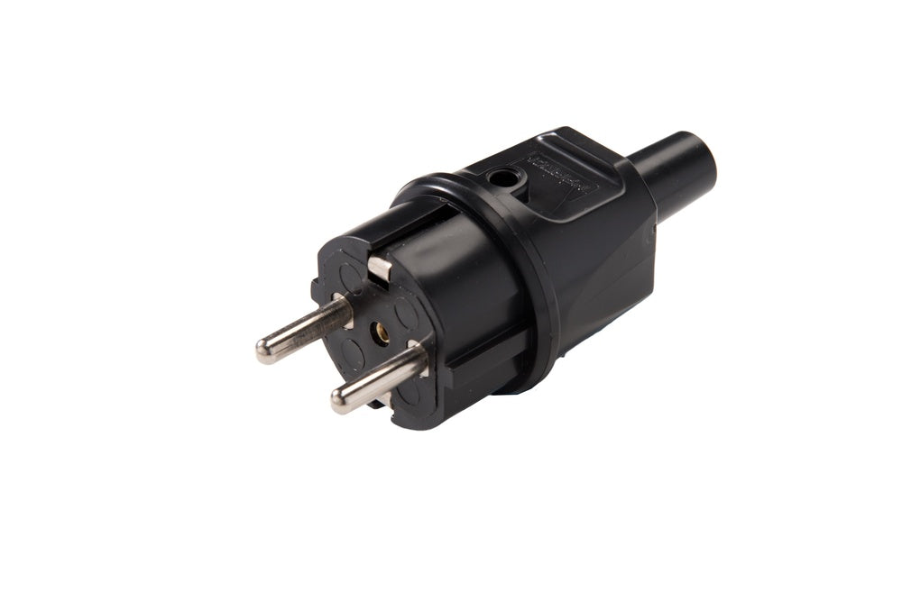 Martin Kaiser IP44 PVC Erdungsstecker Schwarz - 514/SW [2 Stück]