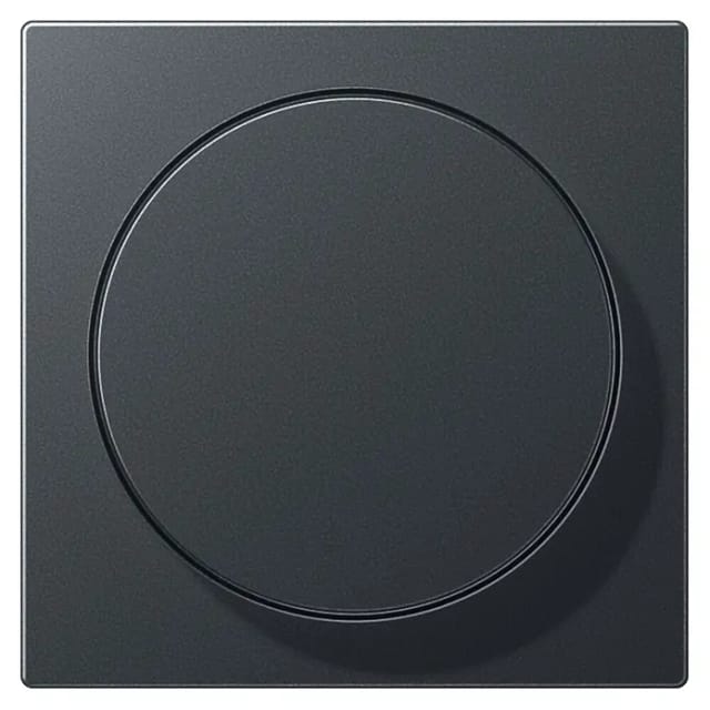 Jung A Reihe Drehdimmer Abdeckung Matt Anthrazit - A1740BFANM