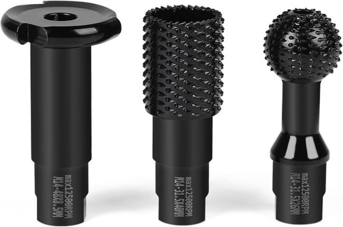 Rotierender Kugelkopffräser Für Die Holzbearbeitung, Kugelkopffräser Mit M14-gewinde, Geeignet Für 115/125 Mm Winkelschleifer.
