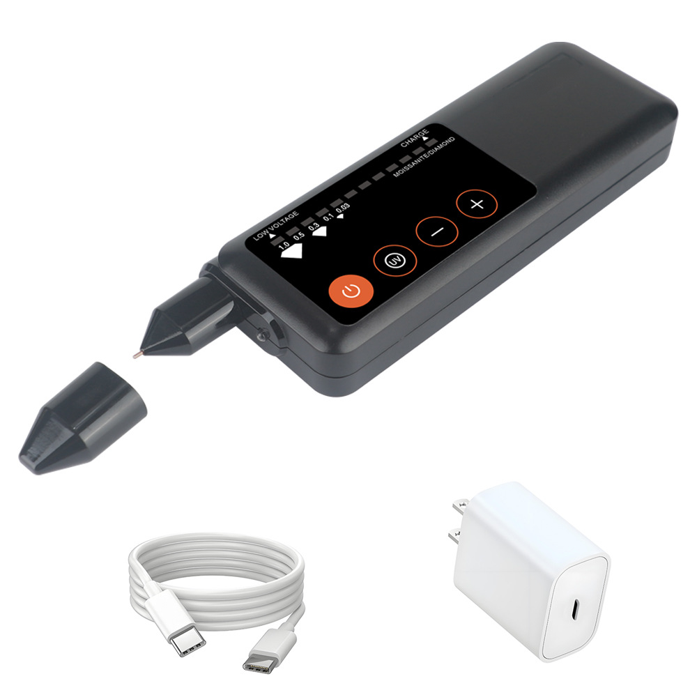 Wiederaufladbarer Uv-diamanttester – Diamantselektor Geeignet Für Anfänger Und Experten – Mit Pd-ladekopf (diamanttester)