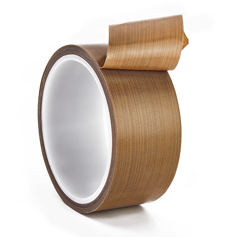 Teflonbeschichtetes Glasfasergewebeband, 0,13 Mm 150 Mm 10 Meter, Hochtemperaturbeständig, Braun.