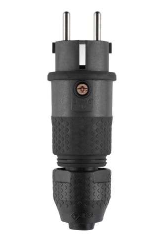 ABL Professionelle IP54 Schuko Stecker Schwarz 16A - 100000068