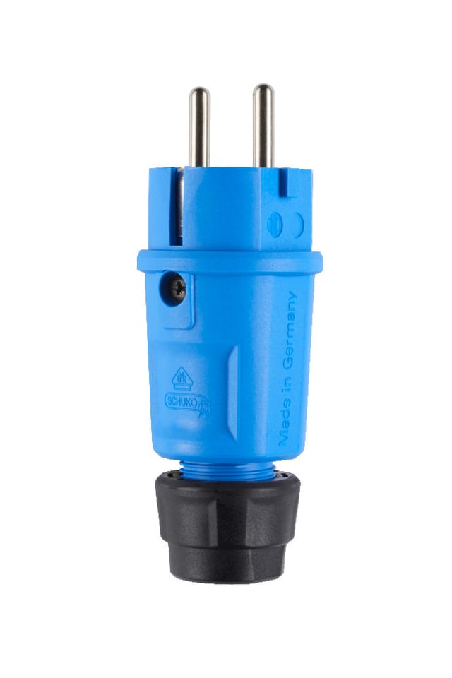 Schwerlast IP54 Schuko Stecker Mit Doppelter Erdung - 100000066 [2 Stück]