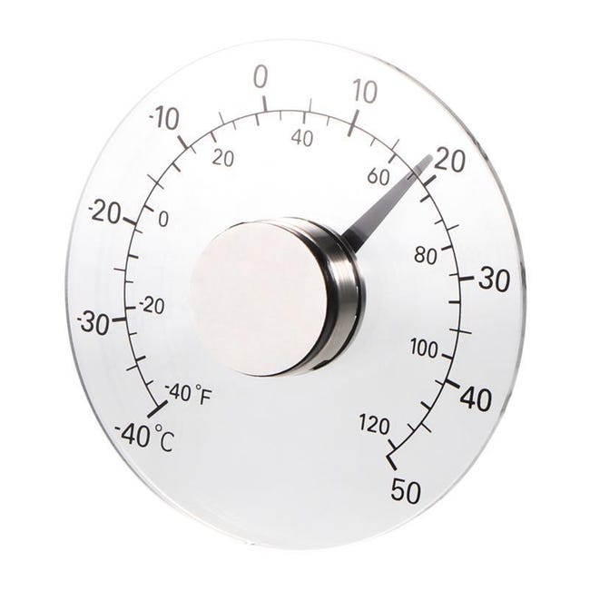 Dieses Fensterthermometer Eignet Sich Sowohl Für Den Innen- Als Auch Für Den Außenbereich. Es Benötigt Keine Batterien, Hat Ein Gut Ablesbares Ziffer