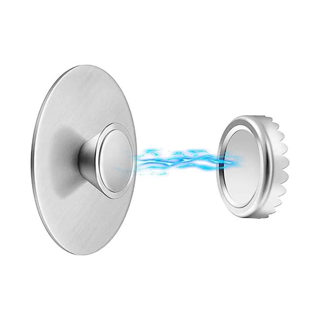 Magnetische Seifenschale, Magnetischer Wandseifenhalter, Selbstklebender Edelstahlmagnet, Kein Bohren Erforderlich, Inklusive Magnet. 5er-packung