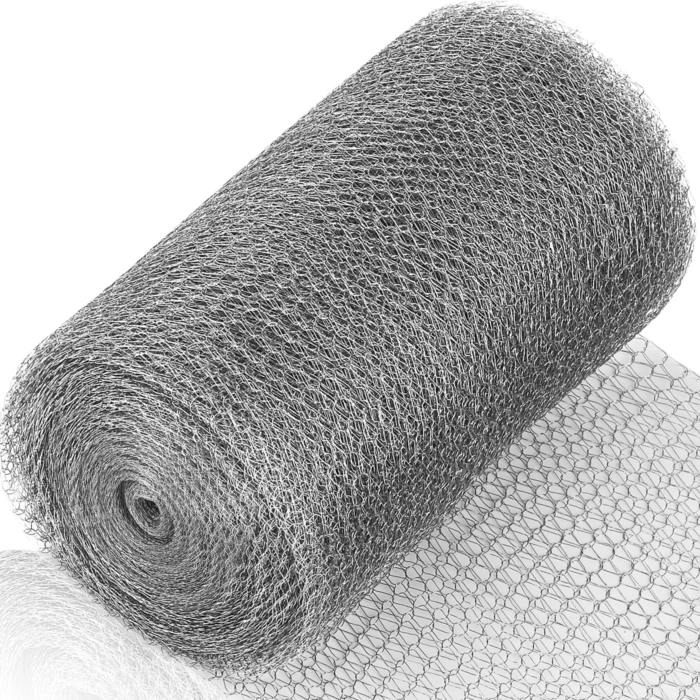 Moskitonetz Aus Edelstahl, Doppellagiges, Rostfreies Vlies, Nagetiersicher, 12,7 Cm X 6 Meter.
