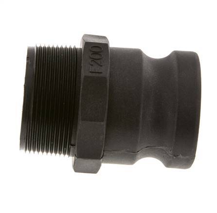 Camlock DN 50 (2'') Polypropylen-Kupplung R 2'' Außengewinde Typ F MIL-C-27487 Bild 2