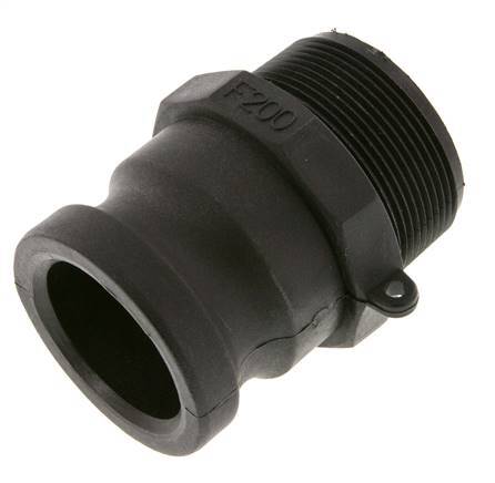 Camlock DN 50 (2'') Polypropylen-Kupplung R 2'' Außengewinde Typ F MIL-C-27487 Bild 5