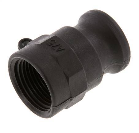 Camlock DN 20 (3/4'') Polypropylen-Kupplung Rp 3/4'' Innengewinde Typ A MIL-C-27487 [2 Stück]