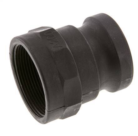 Camlock DN 50 (2'') Polypropylen-Kupplung Rp 2'' Innengewinde Typ A MIL-C-27487