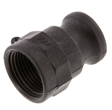 Camlock DN 25 (1'') Polypropylen-Kupplung Rp 1'' Innengewinde Typ A MIL-C-27487 [2 Stück]