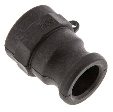 Camlock DN 25 (1'') Polypropylen-Kupplung Rp 1'' Innengewinde Typ A MIL-C-27487 [2 Stück] Bild 3