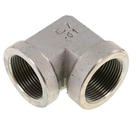 90 Grad abgewinkeltes Anschlussst ück G1 1/4'' Innengewinde Hochdruckstahl 160bar (2248.0psi) Hydraulik