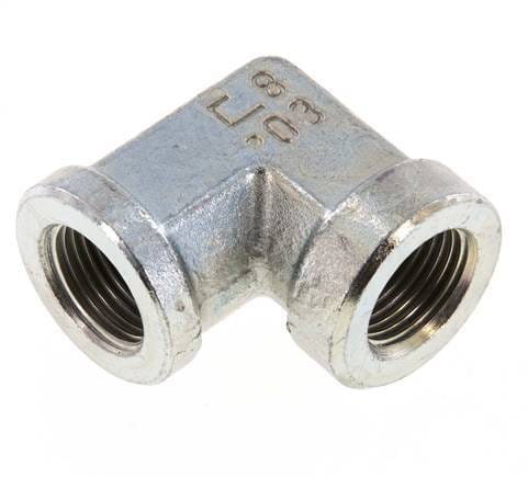 90 Grad abgewinkeltes Anschlussstück G3/8'' Innengewinde Hochdruckstahl 250bar (3512.5psi) Hydraulik