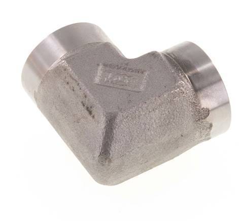 90 Grad abgewinkelte Verschraubung G3/4'' Innengewinde Hochdruck-Edelstahl 200bar (2810.0psi) Hydraulisch