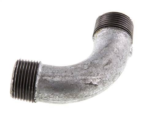 90Grad abgewinkeltes Rohr R1'' Gusseisen 25bar (351.25psi)