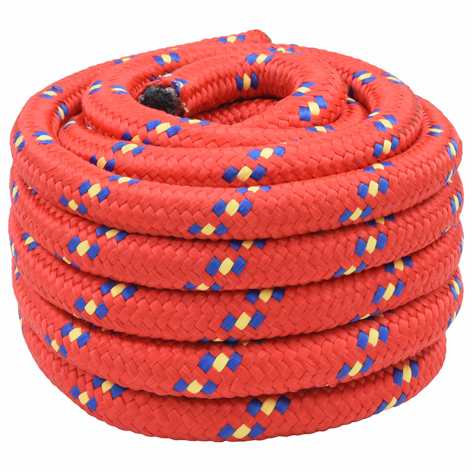 Mehrzweck-allzweckseil 40 Mm 10 M Rot Pp 9600 Kg Max. Traglast Vidaxl