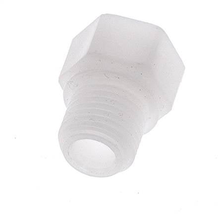 Reduzierring G1/8'' Innengewinde x G1/4'' Außengewinde Polypropylen (pp) 10bar (140,5psi) FDA 17mm Sechskant Bild 4