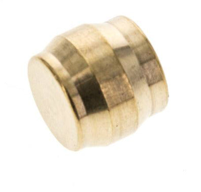 12mm Messing Verschlussstopfen für Klemmringverschraubungen 75 Bar DIN EN 1254-2 [2 Stück]