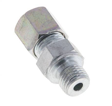 M14x1,5 Außengewinde x 8S Verzinkter Stahl Gerade Schneidring 630 Bar DIN 2353 [2 Stück] Bild 3