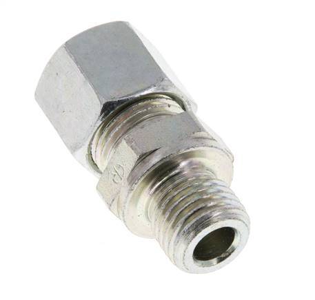 M14x1,5 Außengewinde x 10L Verzinkter Stahl Gerade Schneidring 315 Bar DIN 2353 [2 Stück] Bild 3