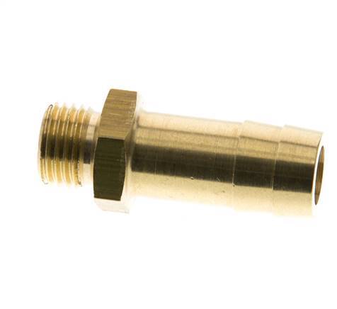 G 1/4'' Außengewinde x 13mm Messing-Schlauchtülle 16 bar [2 Stück] Bild 2